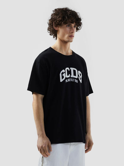 T-Shirt GCDS loose con ricamo uomo
