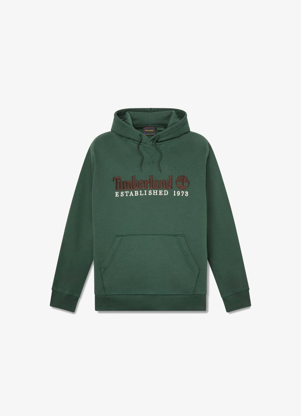 Felpa Timberland con cappuccio e logo ricamato