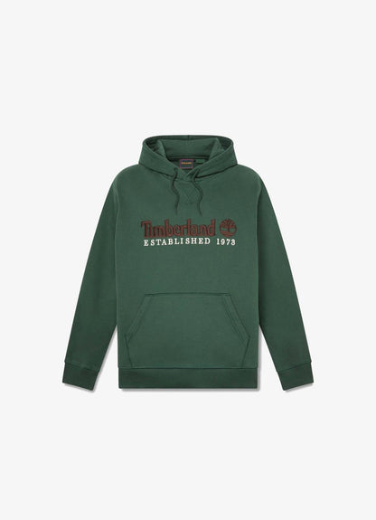 Felpa Timberland con cappuccio e logo ricamato