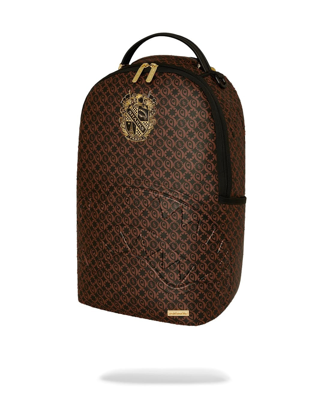 Zaino Sprayground marrone SHARKS SOUTH OF FRANCE BACKPACK