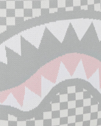 Zaino Sprayground bianco Knit sharks in paris in cream dlx backpack
