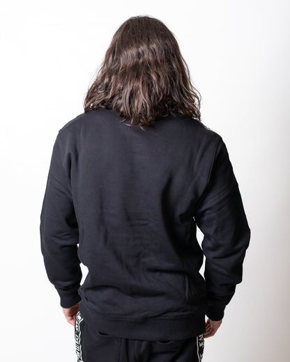 Felpa Versace Jeans Couture girocollo con bande logate uomo