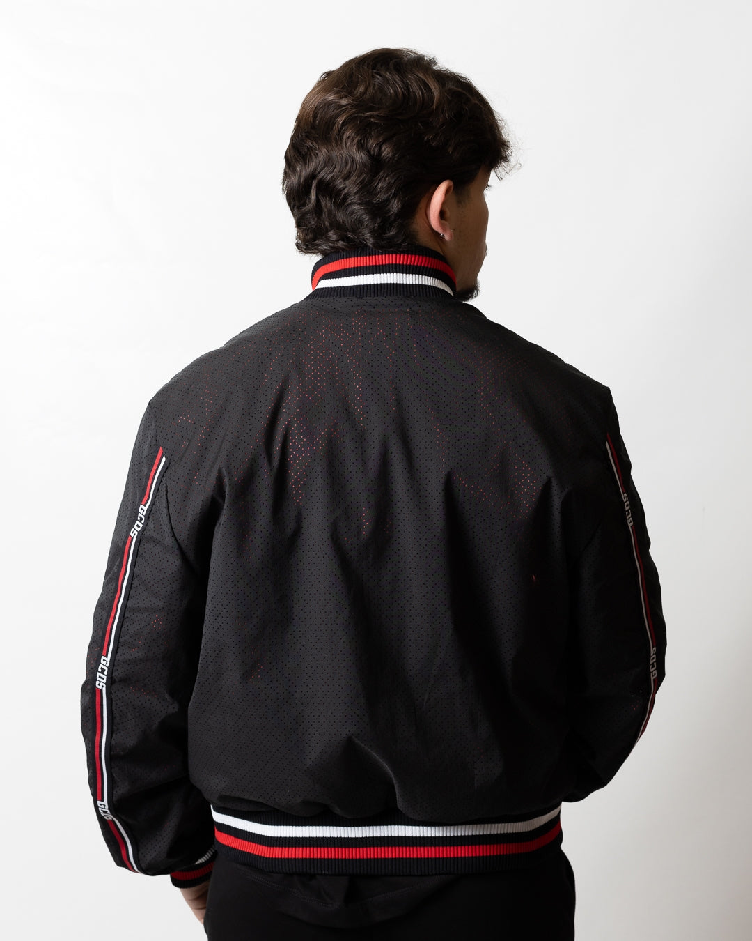 Giubbotto GCDS Essentials bomber "Logo Tape" uomo