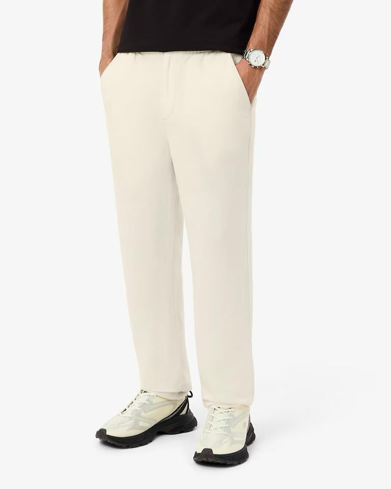 Pantalone Lacoste regular in misto lino uomo