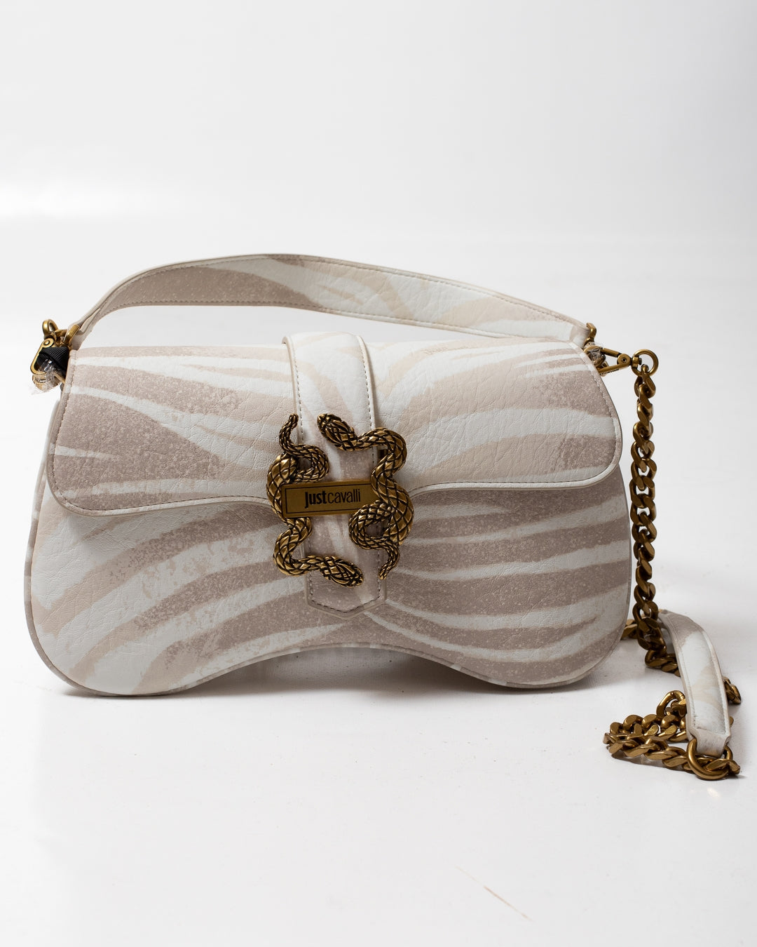 Borsa Just Cavalli "Print Natural Palm" donna