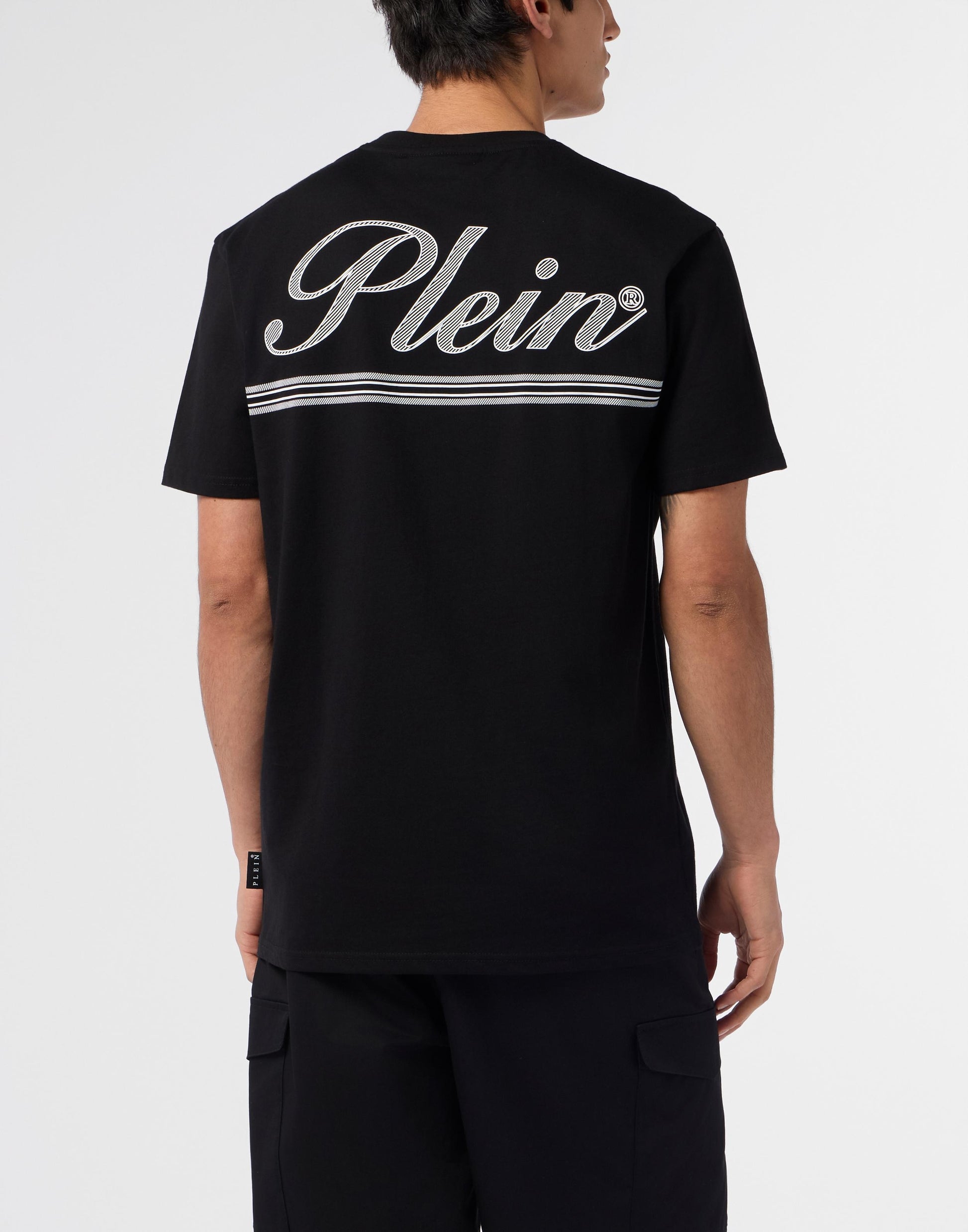 T-Shirt Philipp Plein con logo signature e applicazione