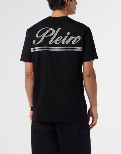 T-Shirt Philipp Plein con logo signature e applicazione