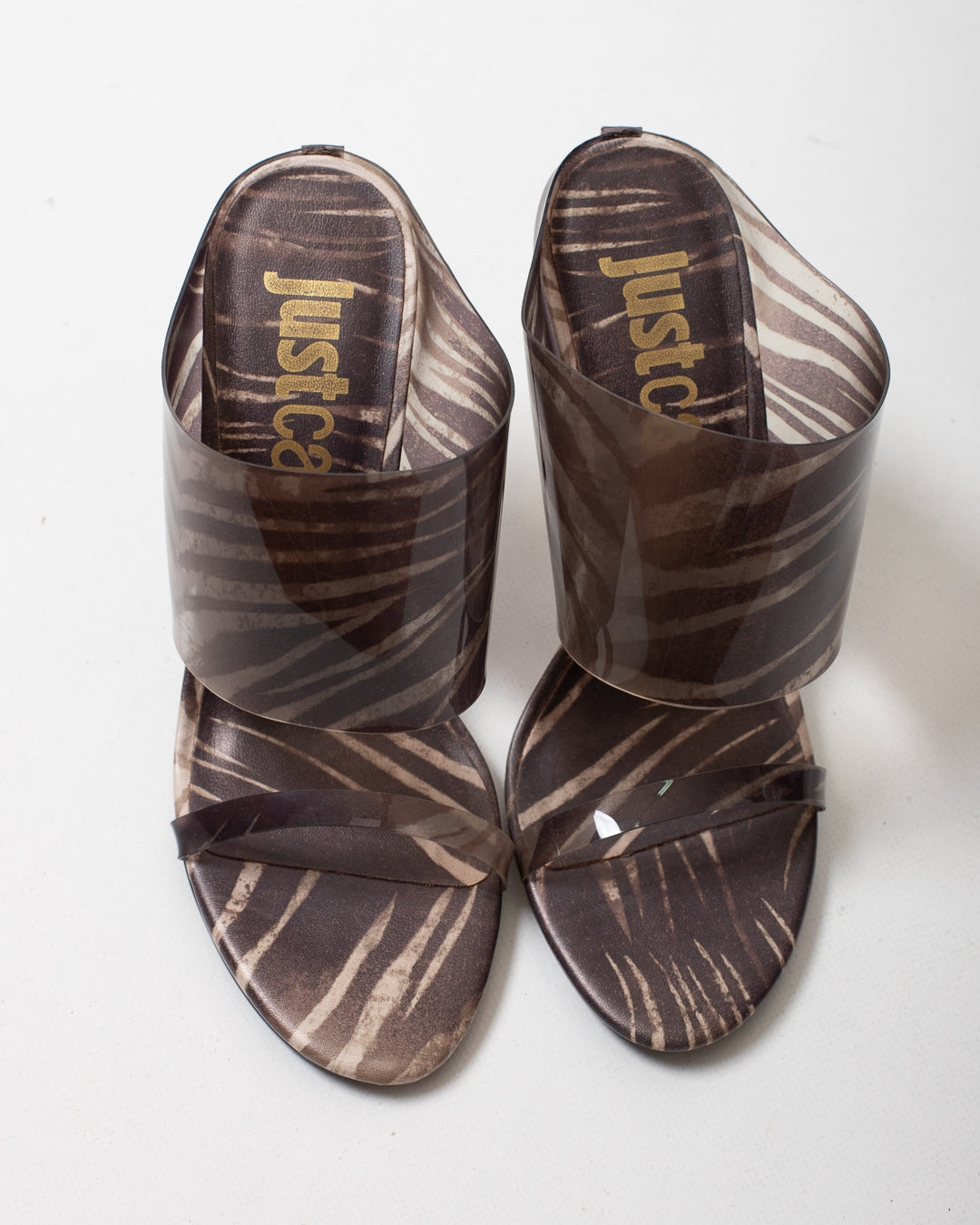 Sandalo Just Cavalli "Palm Print" donna