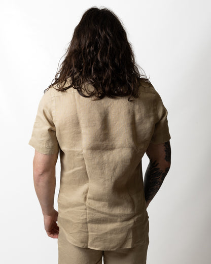 Camicia Colmar "Frenetic" in lino con maniche corte uomo