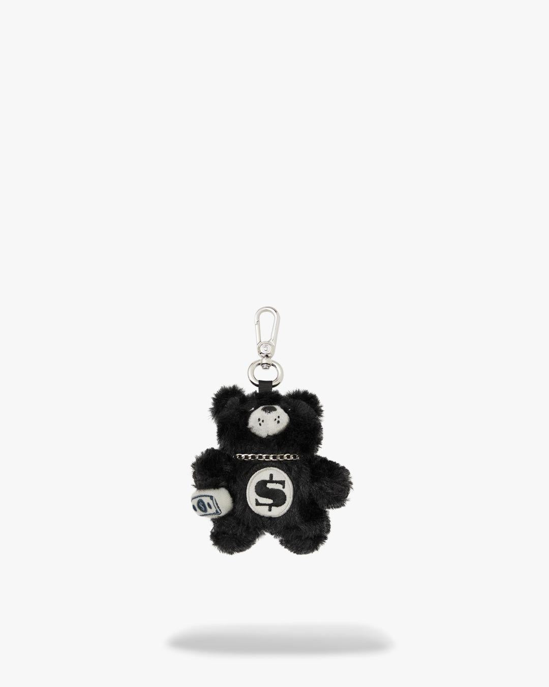 Portachiavi Sprayground nero "FUR CRAY BLACK BEAR CUB KEYCHAIN"