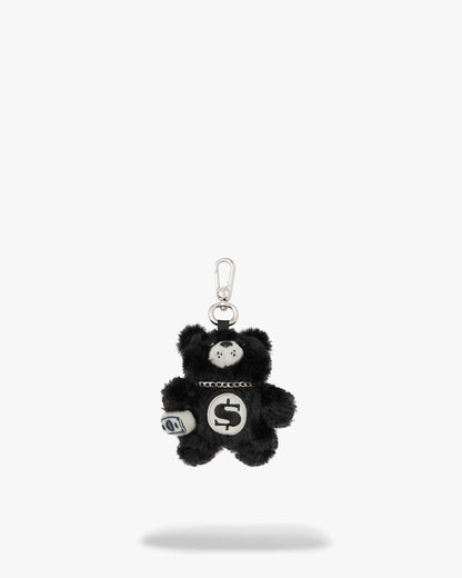 Portachiavi Sprayground nero "FUR CRAY BLACK BEAR CUB KEYCHAIN"
