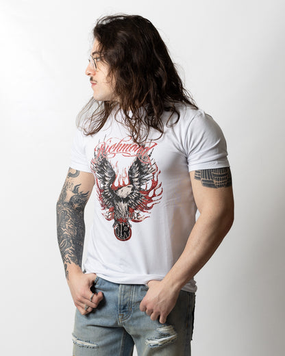 T-Shirt John Richmond con stampa strass uomo