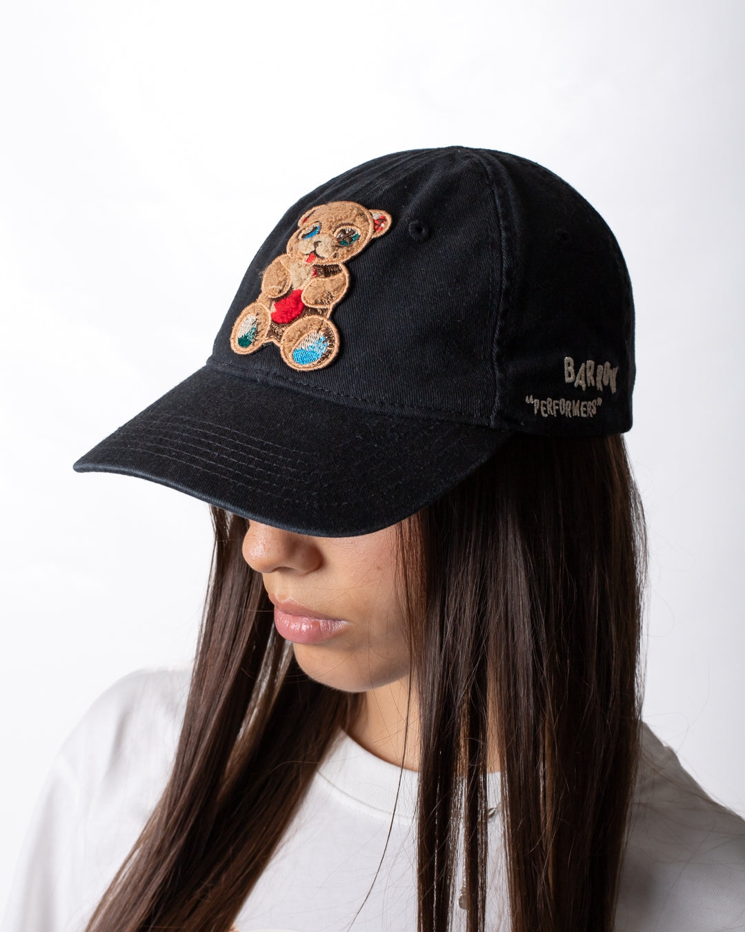 Cappello Barrow con visiera e ricamo Teddy