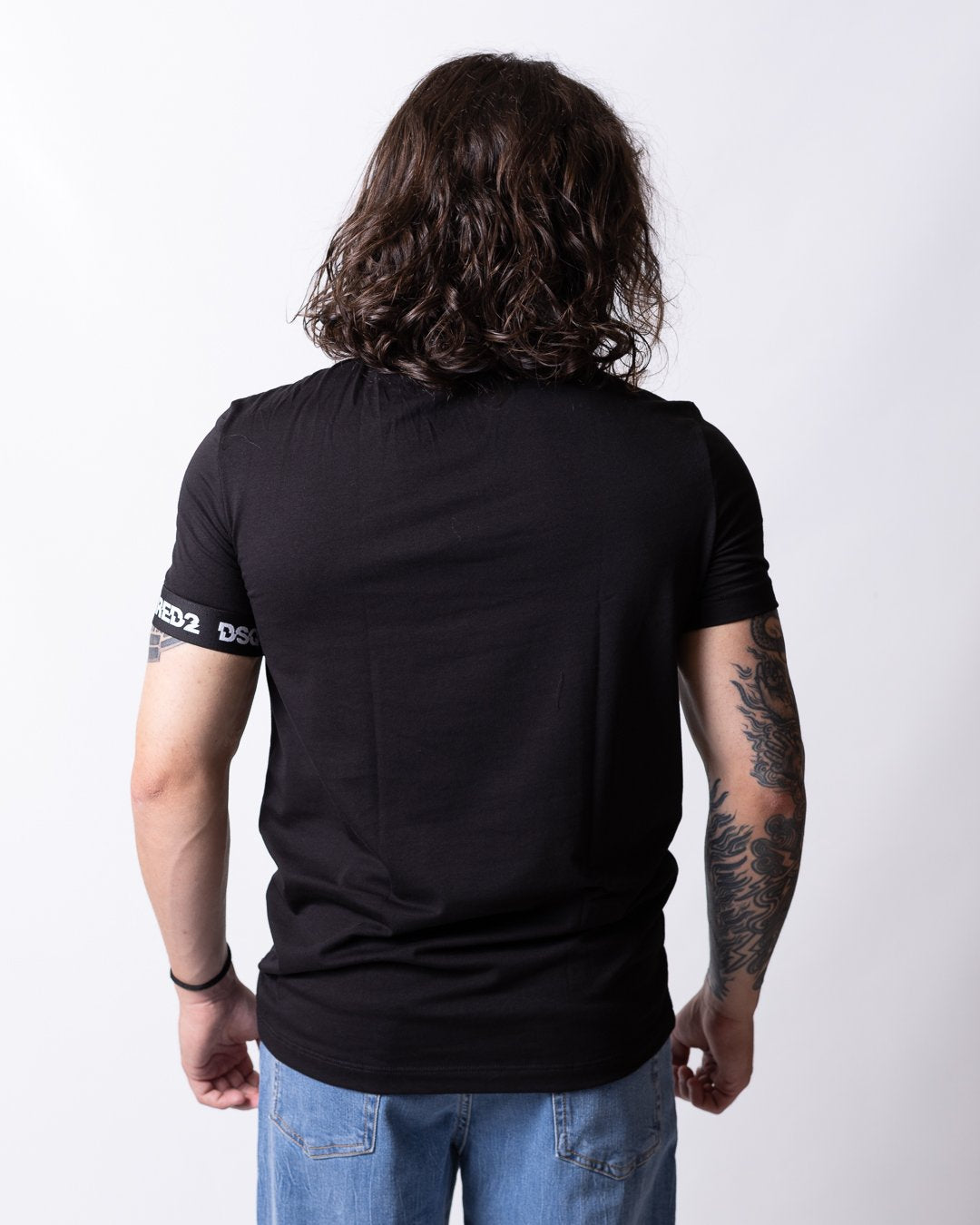 T-shirt Dsquared2 con fascia logata