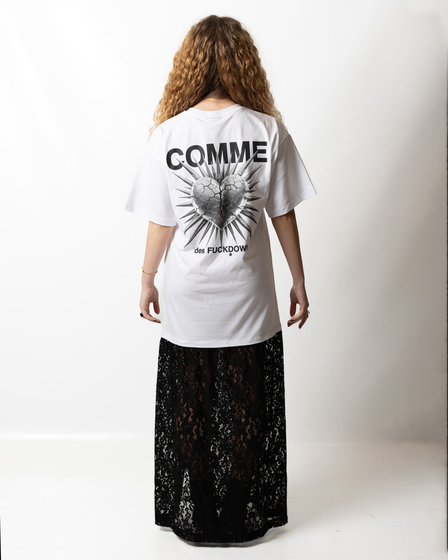 Abito Comme des Fuckdown con pizzo donna