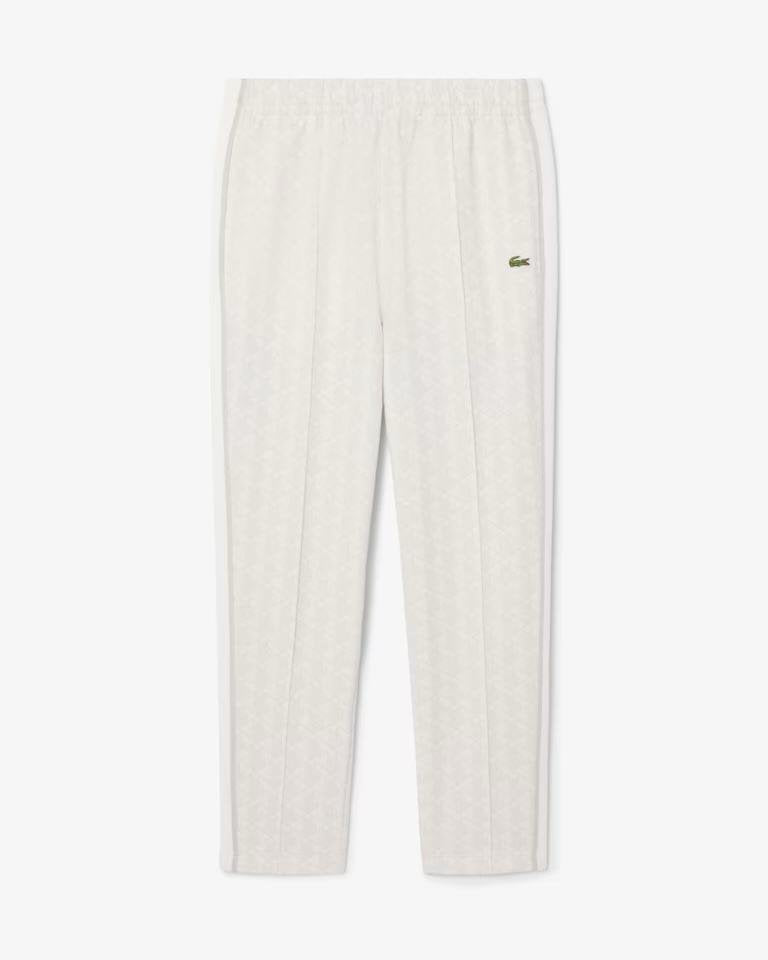 Pantalone Lacoste logato allover uomo