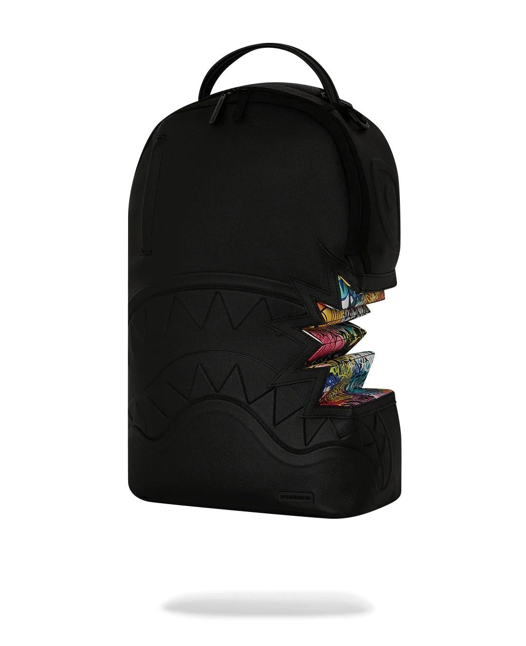 Zaino Sprayground nero Graffiti bite  dlx-bite backpack