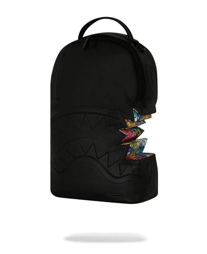 Zaino Sprayground nero Graffiti bite  dlx-bite backpack