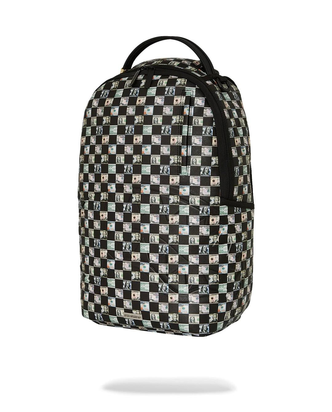 Zaino Sprayground bianco Money check pattern dlx backpack