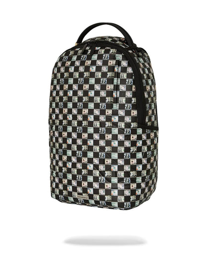 Zaino Sprayground bianco Money check pattern dlx backpack