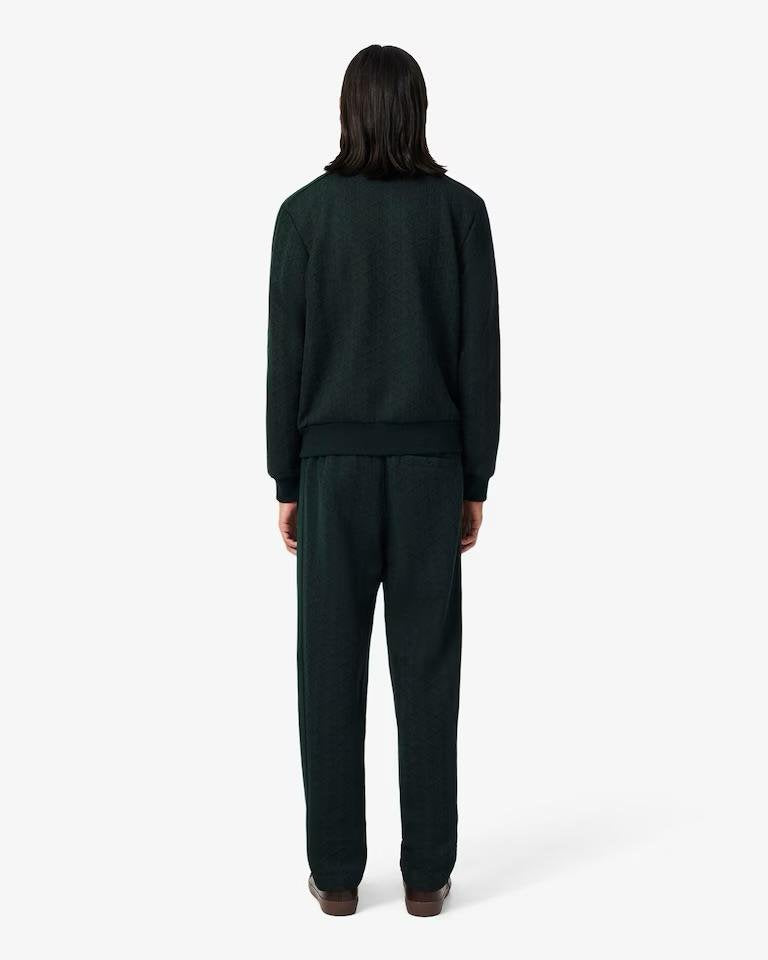 Pantalone Lacoste logato allover uomo