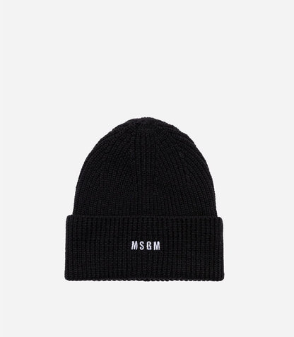 Cappello MSGM in misto lana logato