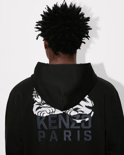 Felpa Kenzo Paris "Happy Tiger" con cappuccio