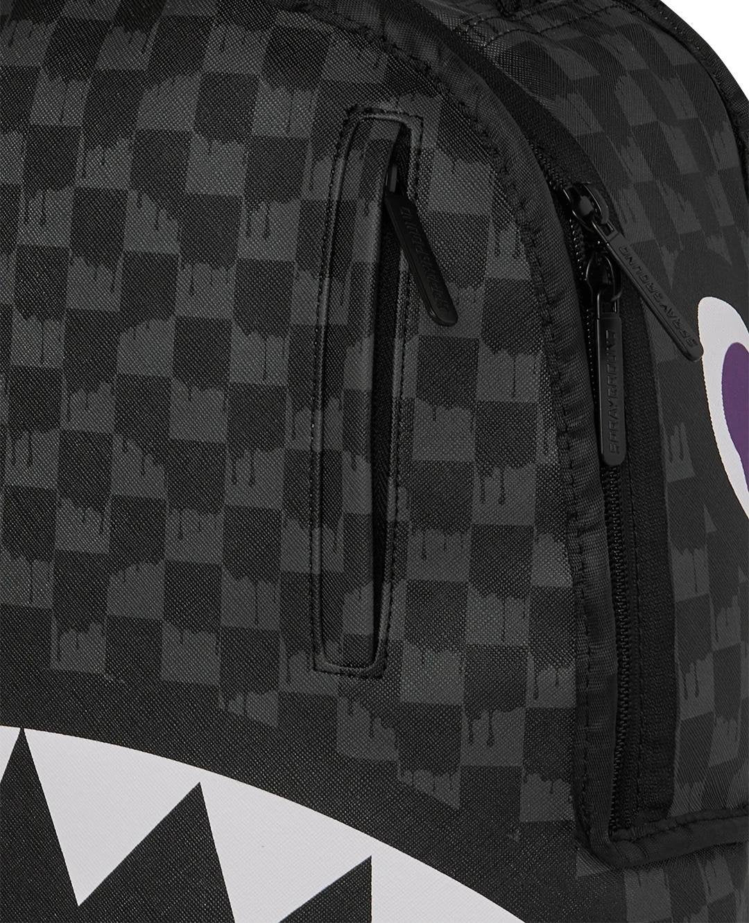 Zaino Sprayground nero e viola reversibile NEW REVERSIBLE BACKPACK V2ILE