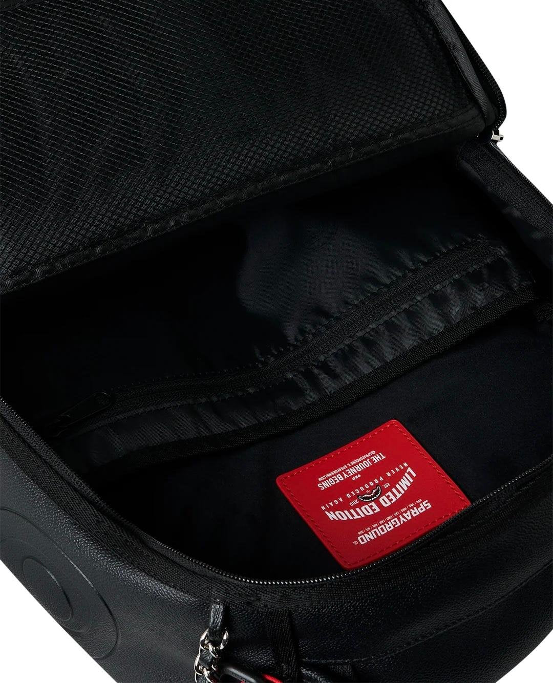 Zaino Sprayground nero HANGING POCKETS SHARK BACKPACK