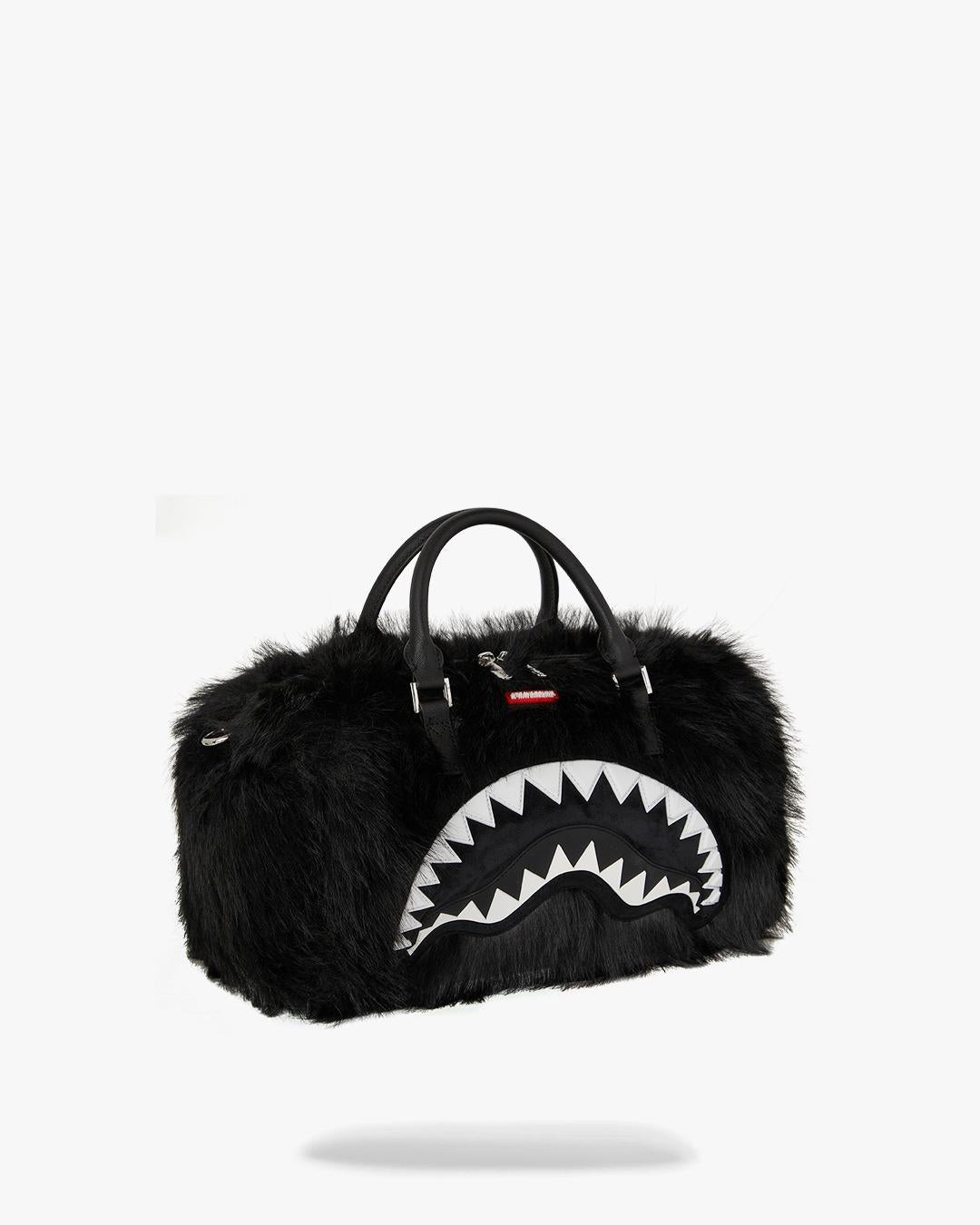 Borsa Sprayground nero "FUR CRAY BLACK MINI DUFFLE"