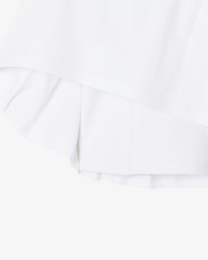 Gonna Lacoste a balze con short donna