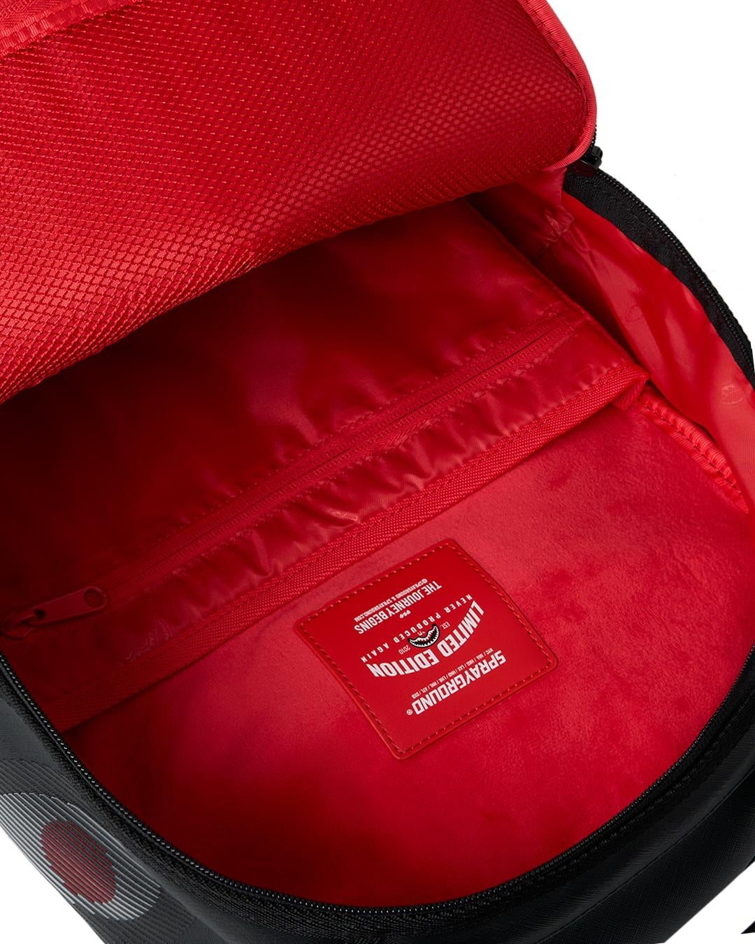 Zaino Sprayground nero DISAPPEARING SHARK BACKPACK 