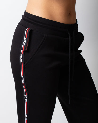Pantalone GCDS in felpa "Logo Tape" donna