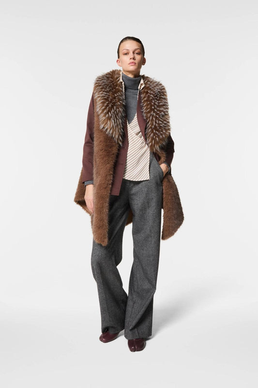 Gilet Nenette in ecopelliccia donna