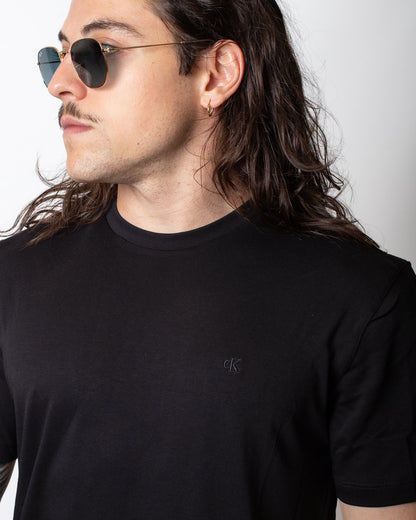 T-Shirt Calvin Klein in jersey con ricamo CK uomo