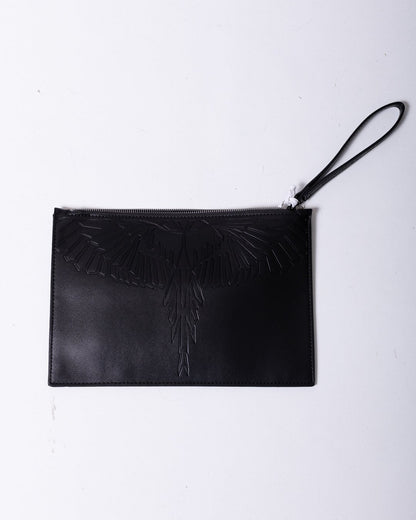 Pochette Marcelo Burlon in ecopelle "Icon Wings"