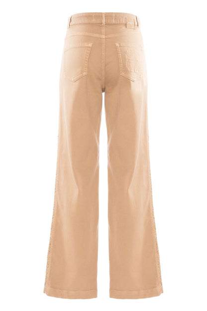Pantalone Nenette straight con strass donna