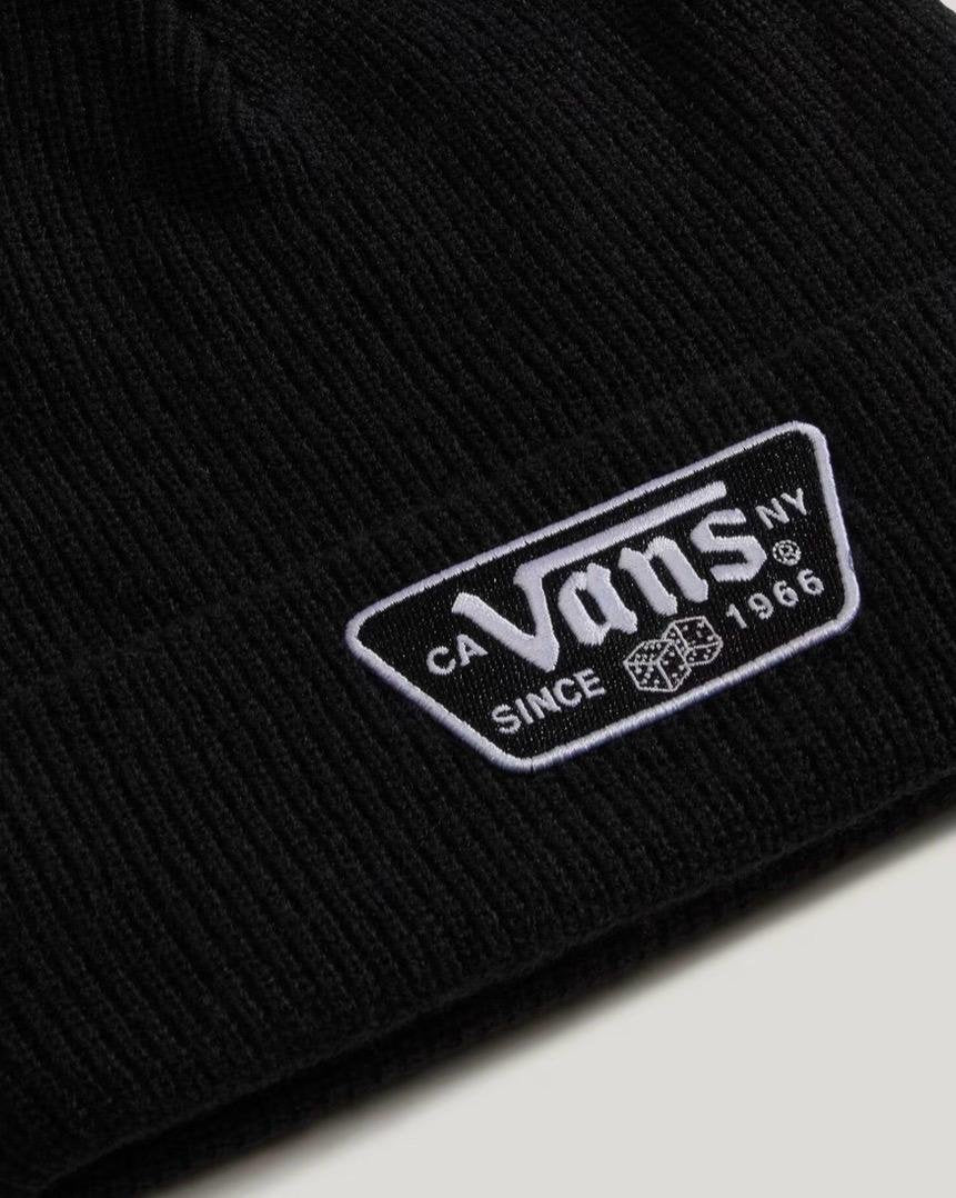 Cappello Vans con risvolto e patch-logo