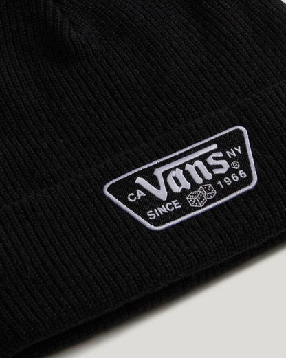 Cappello Vans con risvolto e patch-logo