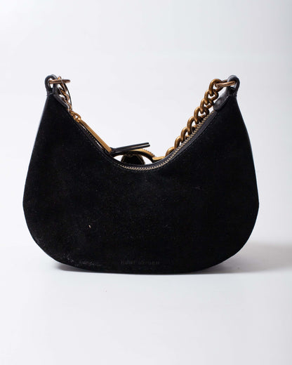 Borsa Kurt Geiger in suede "Chelsea chain" donna