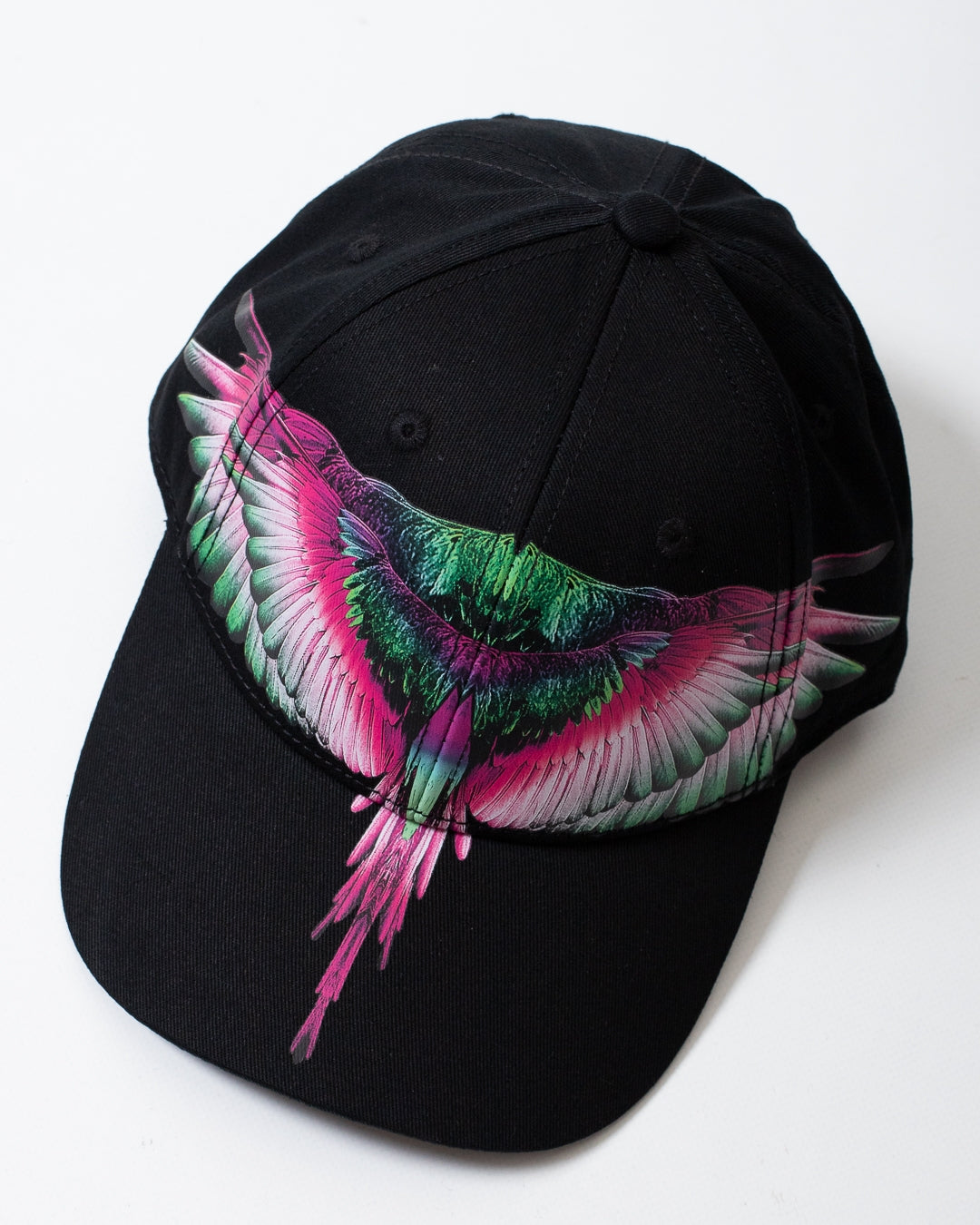 Cappello Marcelo Burlon con visiera "Wings Colorfull Pink"