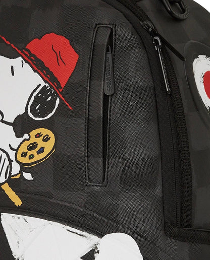 Zaino Sprayground nero Snoopy painting shark dlxsv backpack