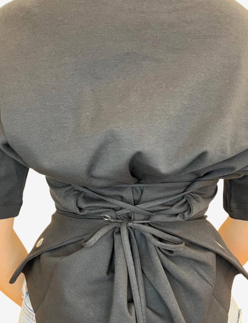 T-Shirt John Richmond con intreccio donna