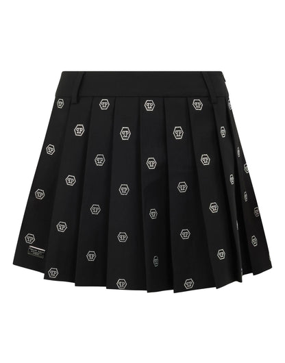 Gonna Philipp Plein "Monogram strass" donna