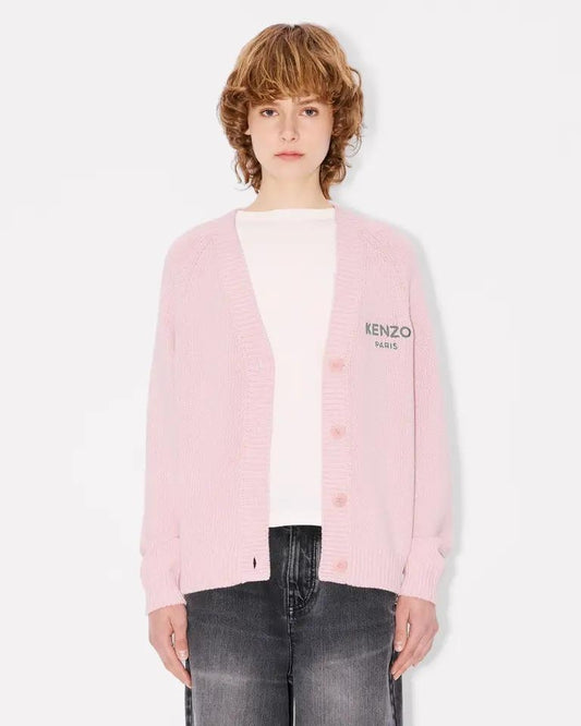 Cardigan Kenzo Paris "Boke Flower" in misto lana