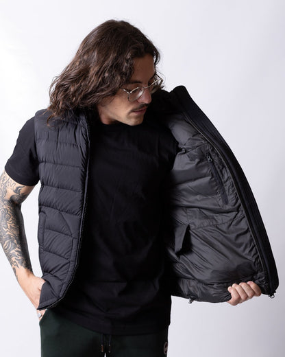 Gilet Colmar opaco con cappuccio staccabile uomo