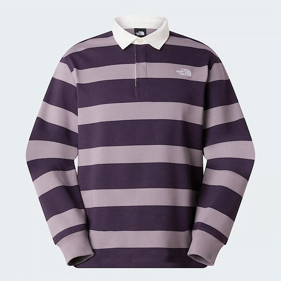 Polo The North Face in felpa a righe uomo