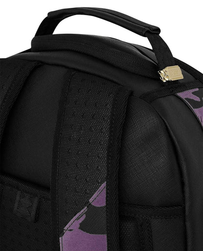Zaino Sprayground nero PURPLE FLOCKED CAMO BACKPACK