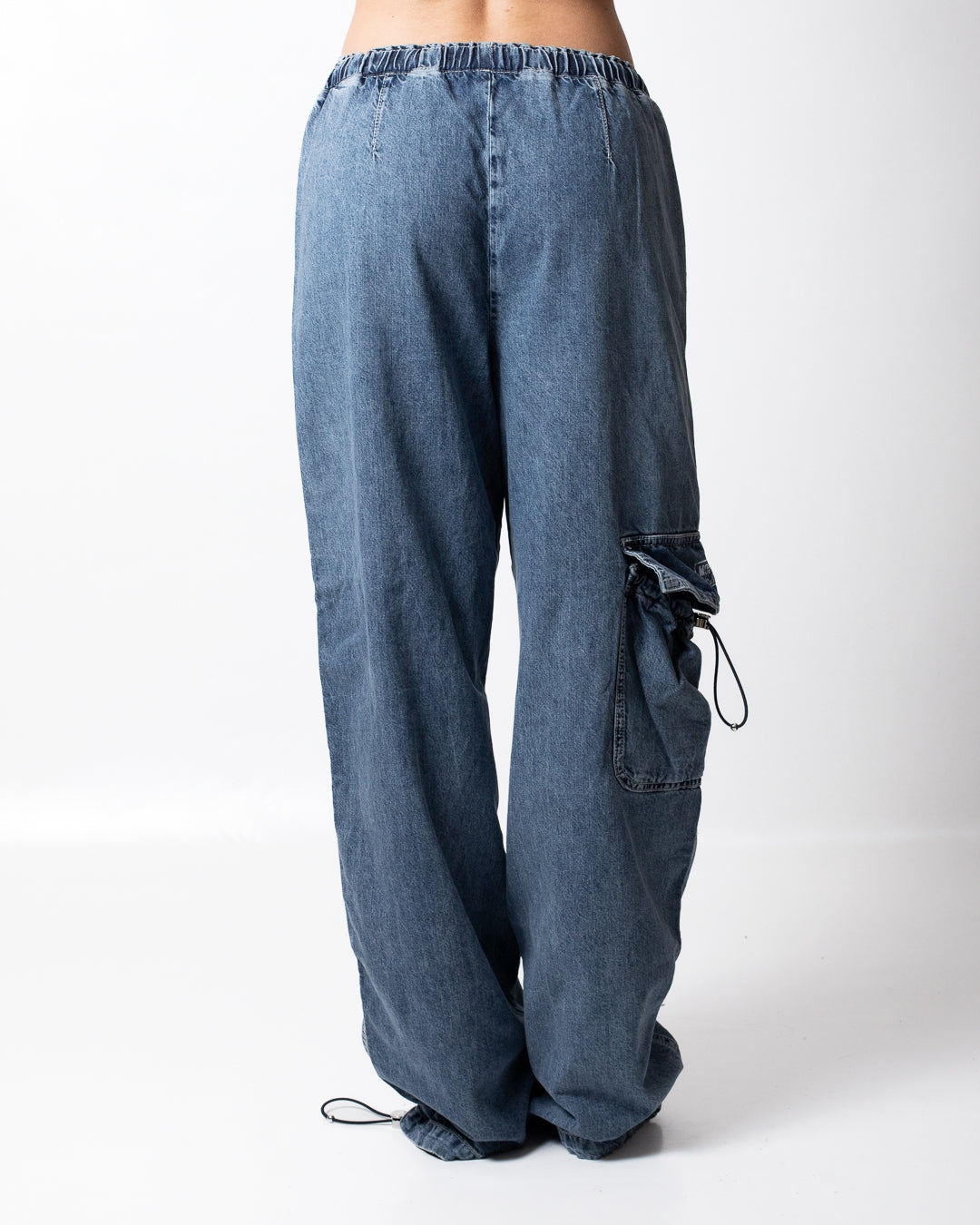 Pantalone Moschino Jeans cargo con coulisse donna