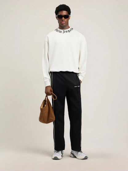 Felpa Palm Angels girocollo "Neck Logo Regular" uomo